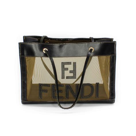 fendi mesh mini bag|Fendi mini bag vintage.